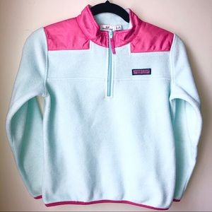 Girl’s Vineyard Vines fleece pullover, size M